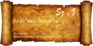 Számel Virág névjegykártya